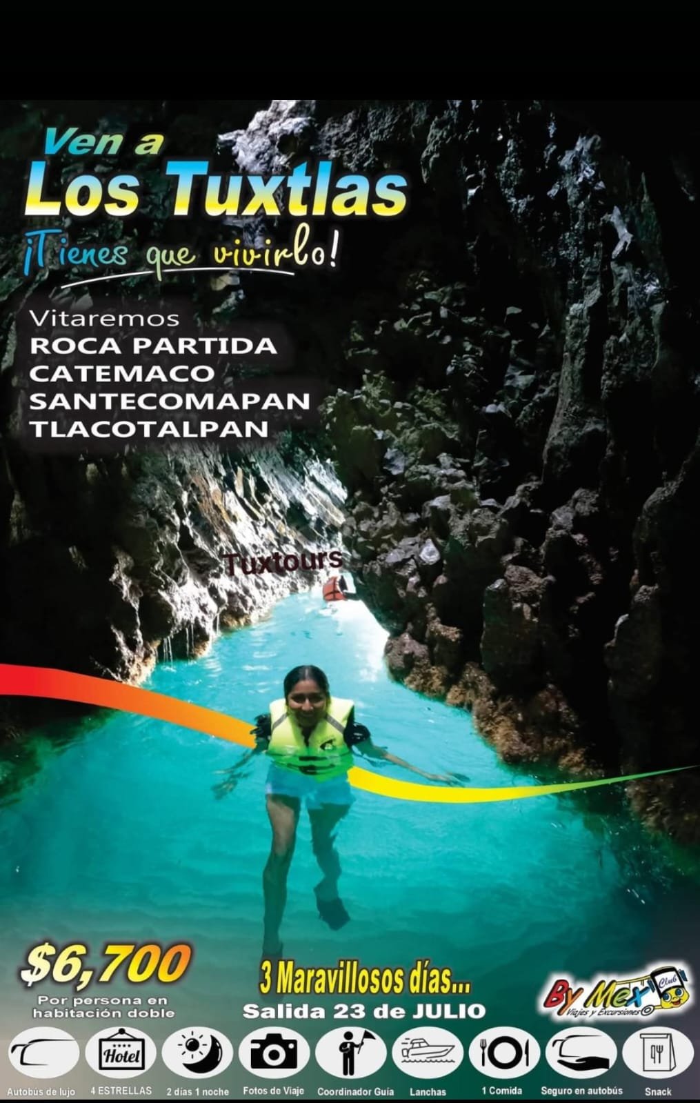 LOS TUXTLAS Y ROCA PARTIDA