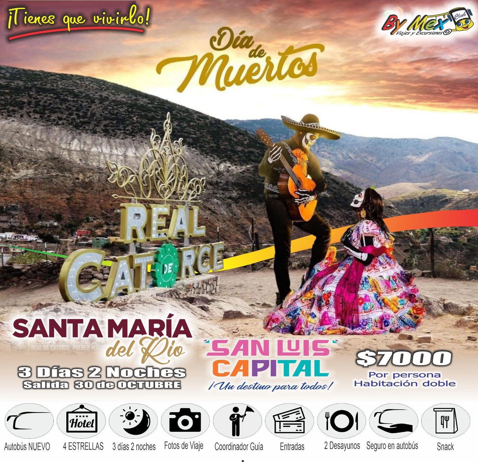 DIA DE MUERTOS EN REAL DE 14 Y SLP